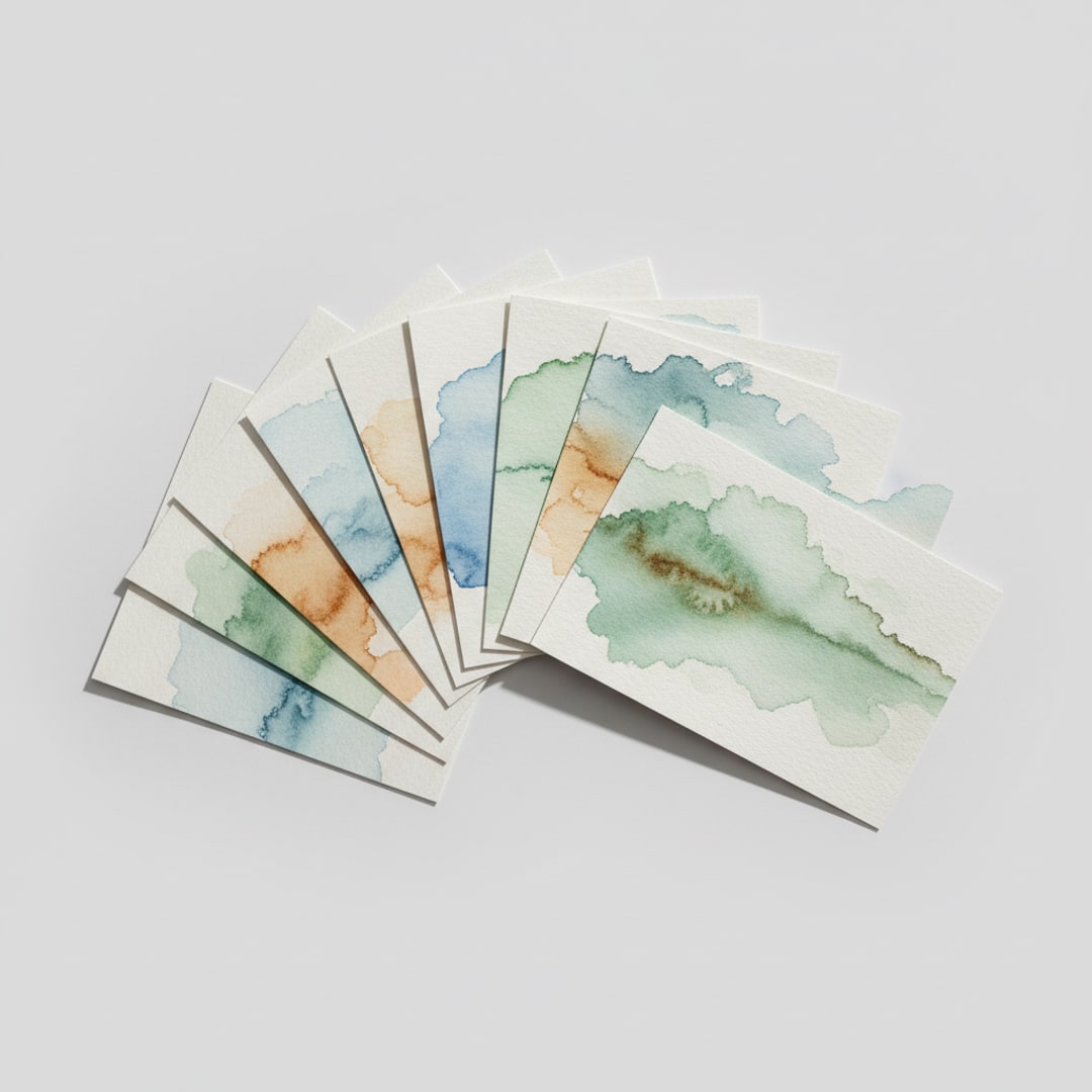 Watercolour Postcard Pack — Atelier Marché